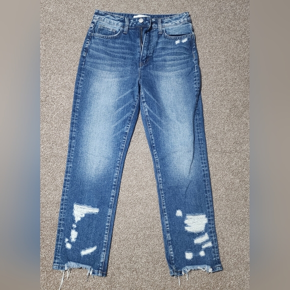 VERVET BY FLYING MONKEY Denim - Vervet Thalia Super Hi Rise Classic straight jeans